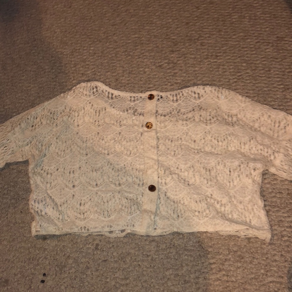 Lace crop top